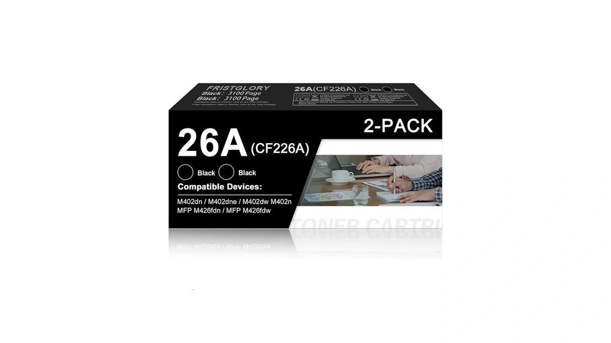 Fristglory 26a Toner Cartridge High Yield Black (2-pack)