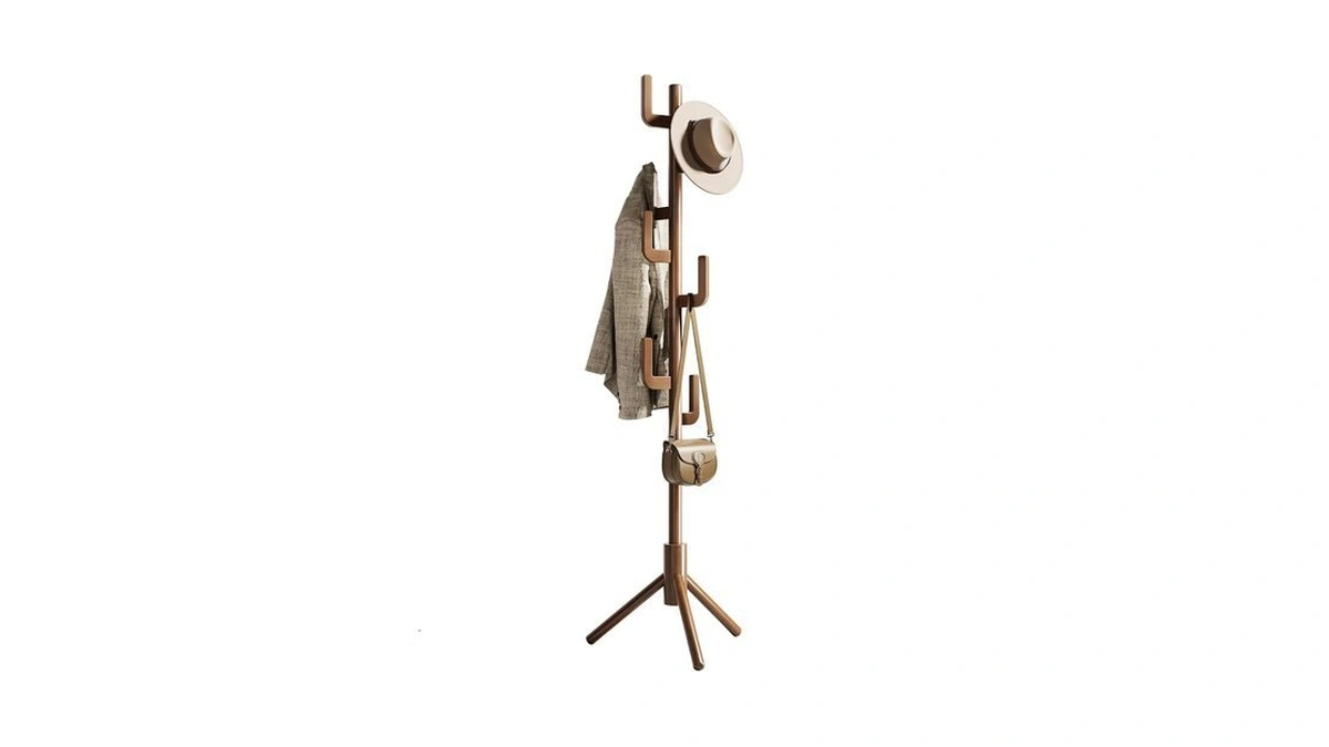 Yoobure Solid Wood Coat Rack - Cactus Coat Tree Freestanding