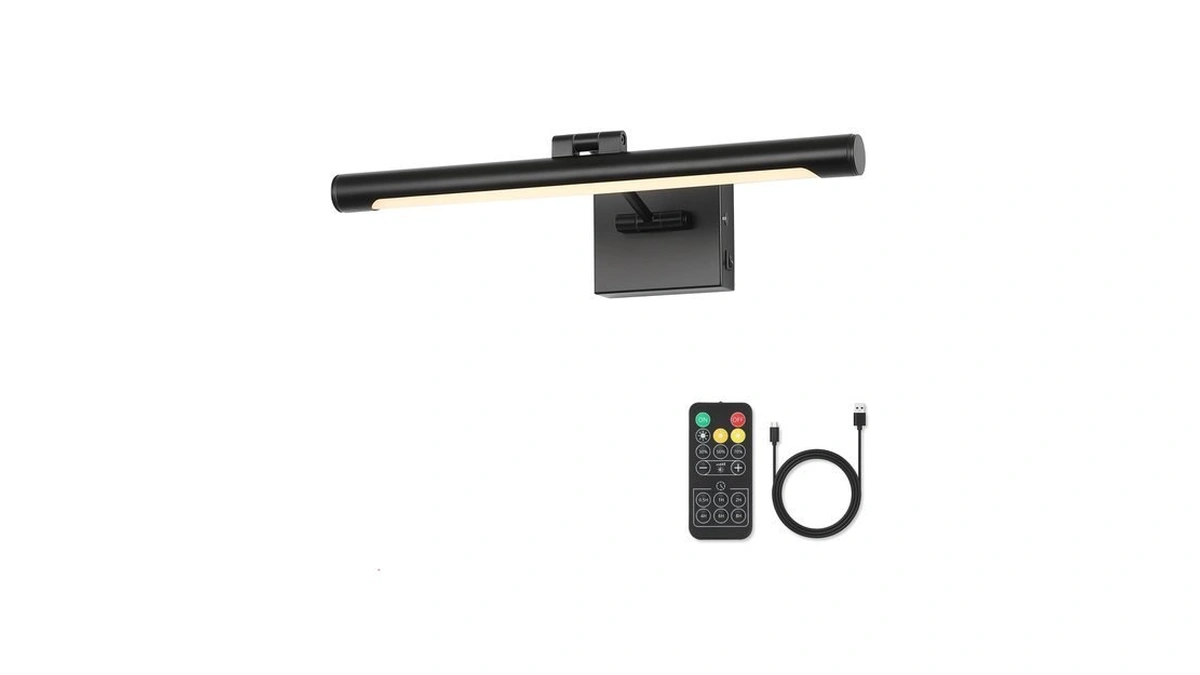 Joosenhouse Battery Operated Picture Light Rechargeable Art Light Wireless Gallery