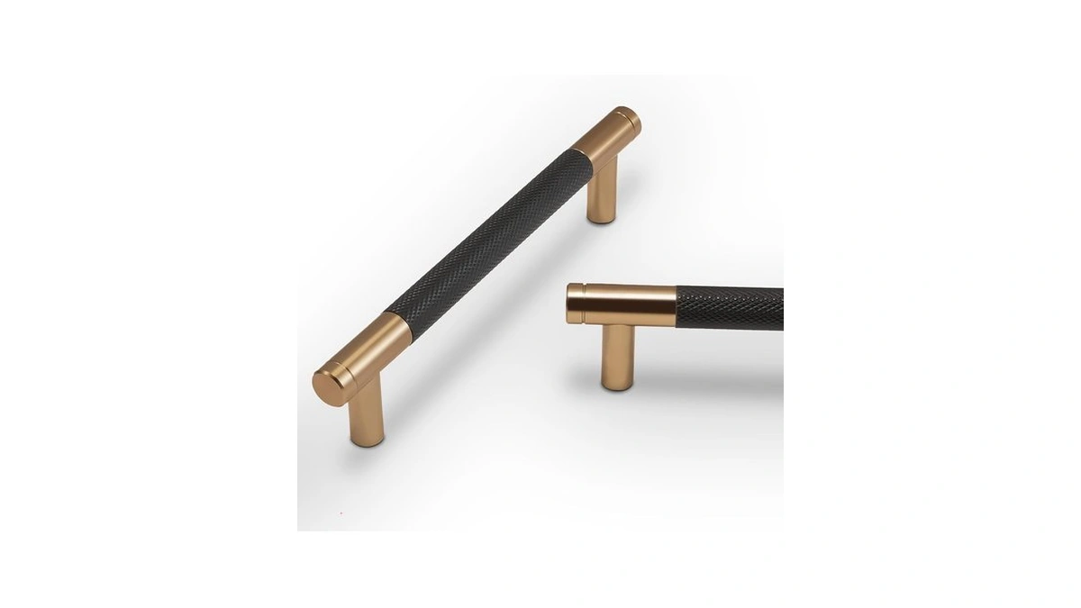 Bukobyhe 10 Pack 5inch Kitchen Cabinet Handles Black And Champagne