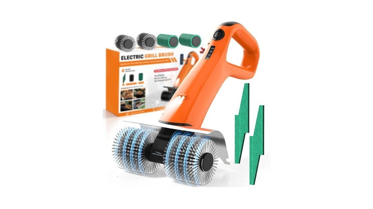 Punolazy Electric Grill Brush Bristle Free Bbq Grill Brush For