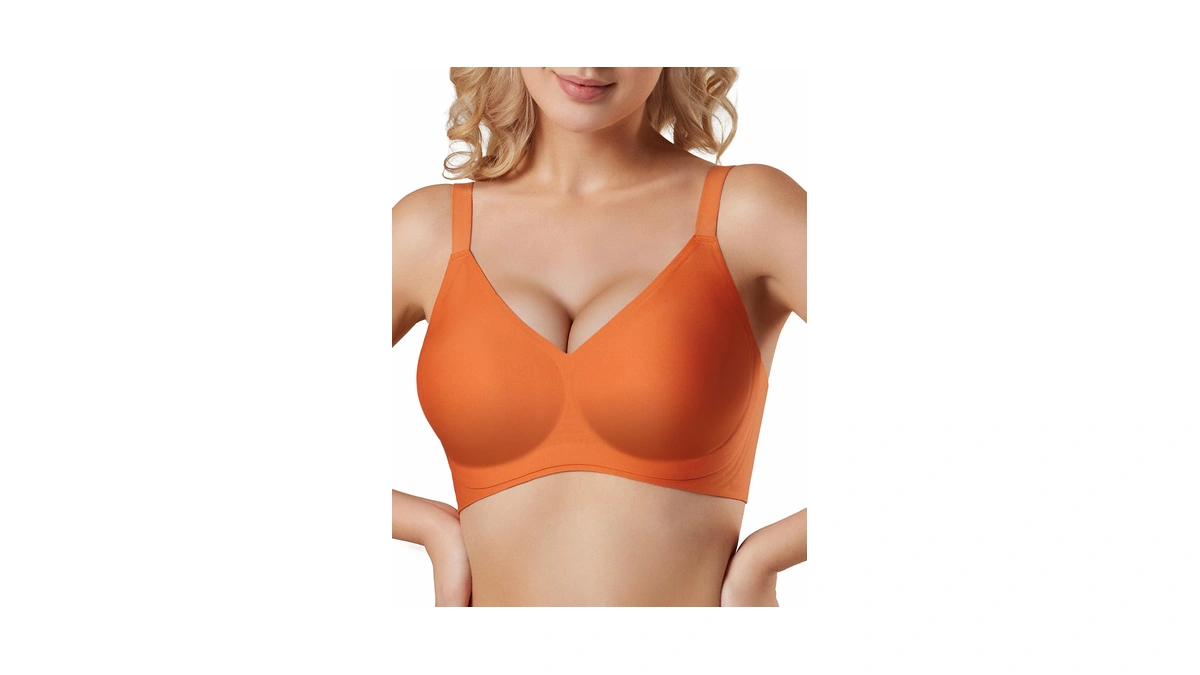 Tarbo Womens Seamless Jelly Bra Wireless Push Up T Shirt