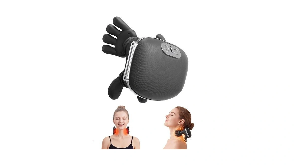 Zdzdff Neck Massager With Heat Portable Electric Shiatsu Massager, 4d