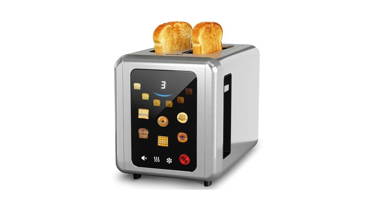 Whall Full Touch Screen Toaster 2 Slice, Smart Toaster For