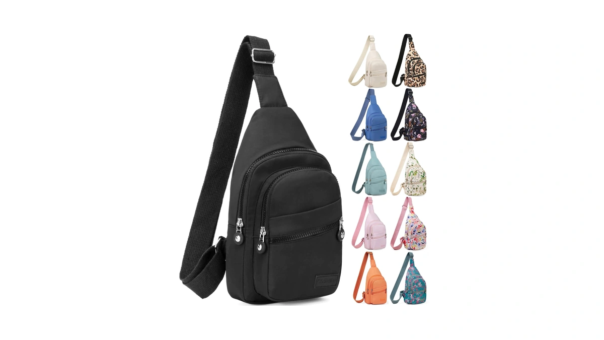 Banelu Small Sling Backpack Crossbody Bags For Women Men, Small