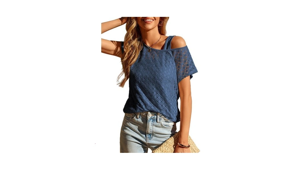 Dokotoo Women's Beach Cover Up For Women Short Sleeve Shirts