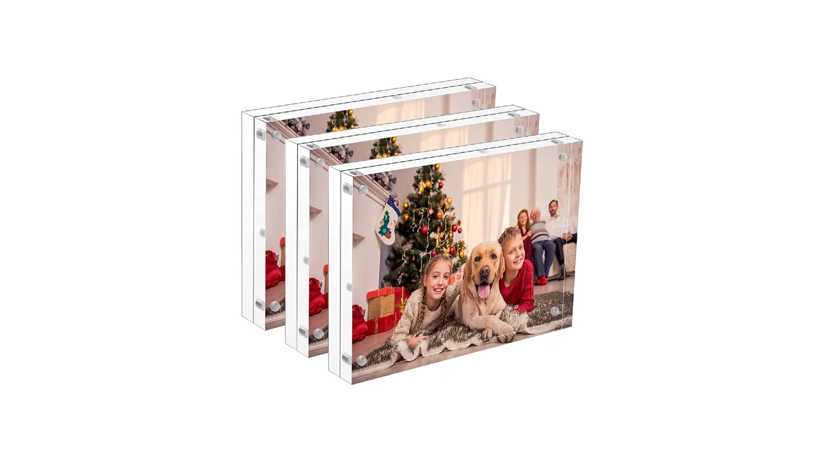 Niubee 5x7 Acrylic Picture Frame 3 Packs, Photo Frame 20%