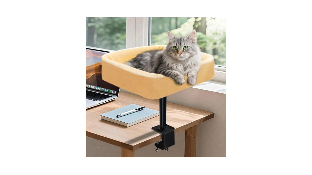 Cat Desk Bed, Sturdy Cats Bed For Desk With Washable