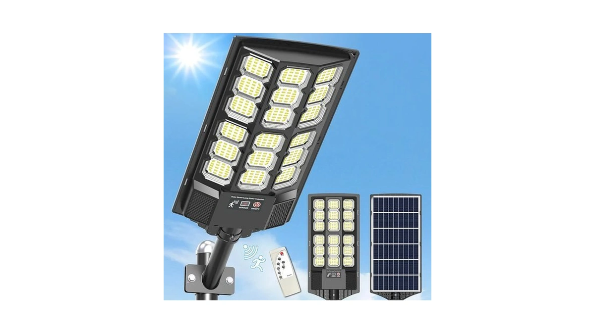 Mutois Solar Flood Lights Waterproof Wide Angle Dusk To Dawn