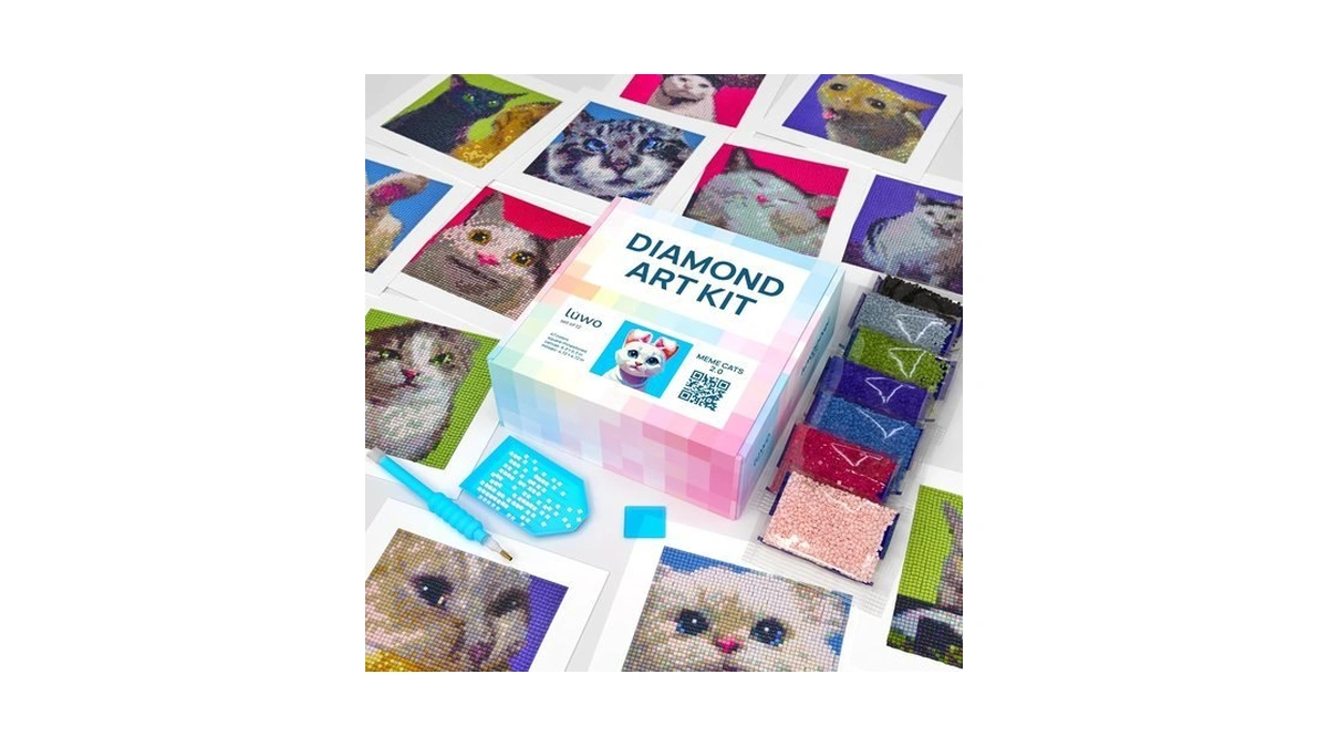 Luwoarte 12 Pack Diamond Painting Kits For Adults –featuring Funny