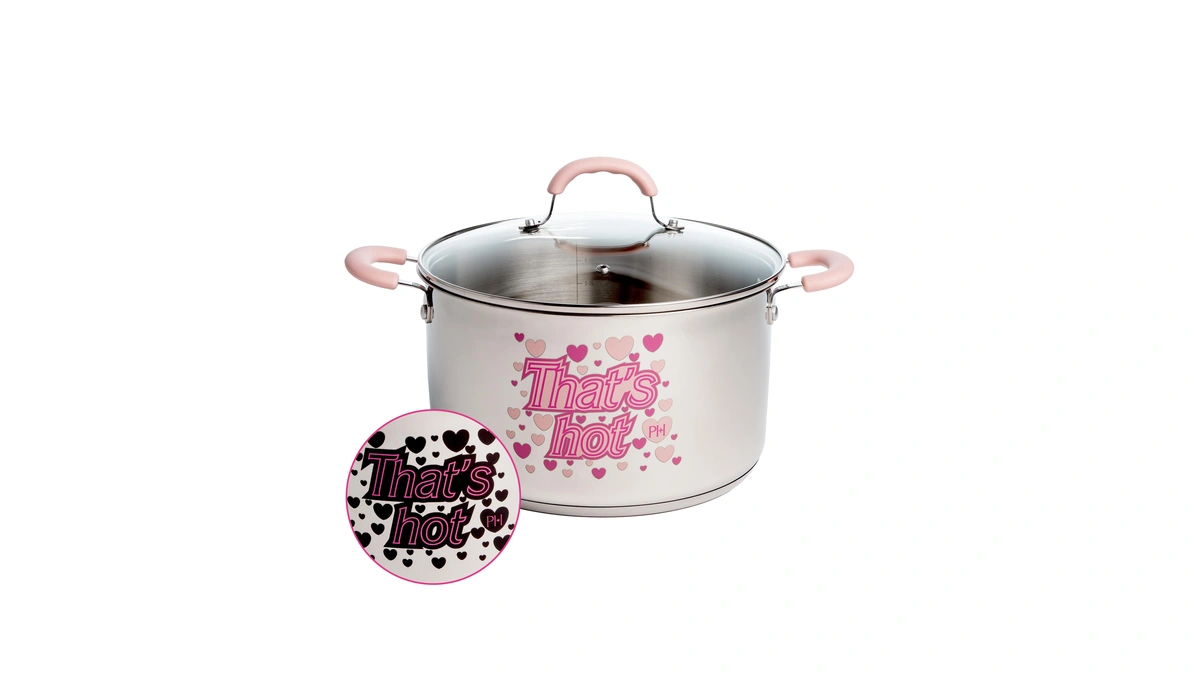 Paris Hilton Stainless Steel Stock Pot With Iconic Color Changing