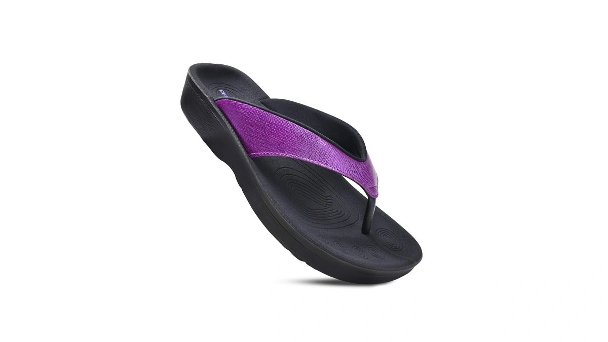 Aerothotic Comfy Arch Support Flip Flops For Women Orthopedic Slip