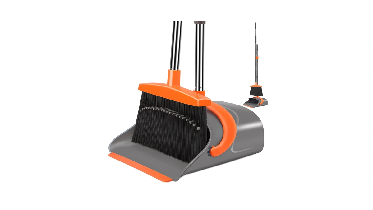 Ivandar Broom And Dustpan Set For Home, Broom And Dustpan
