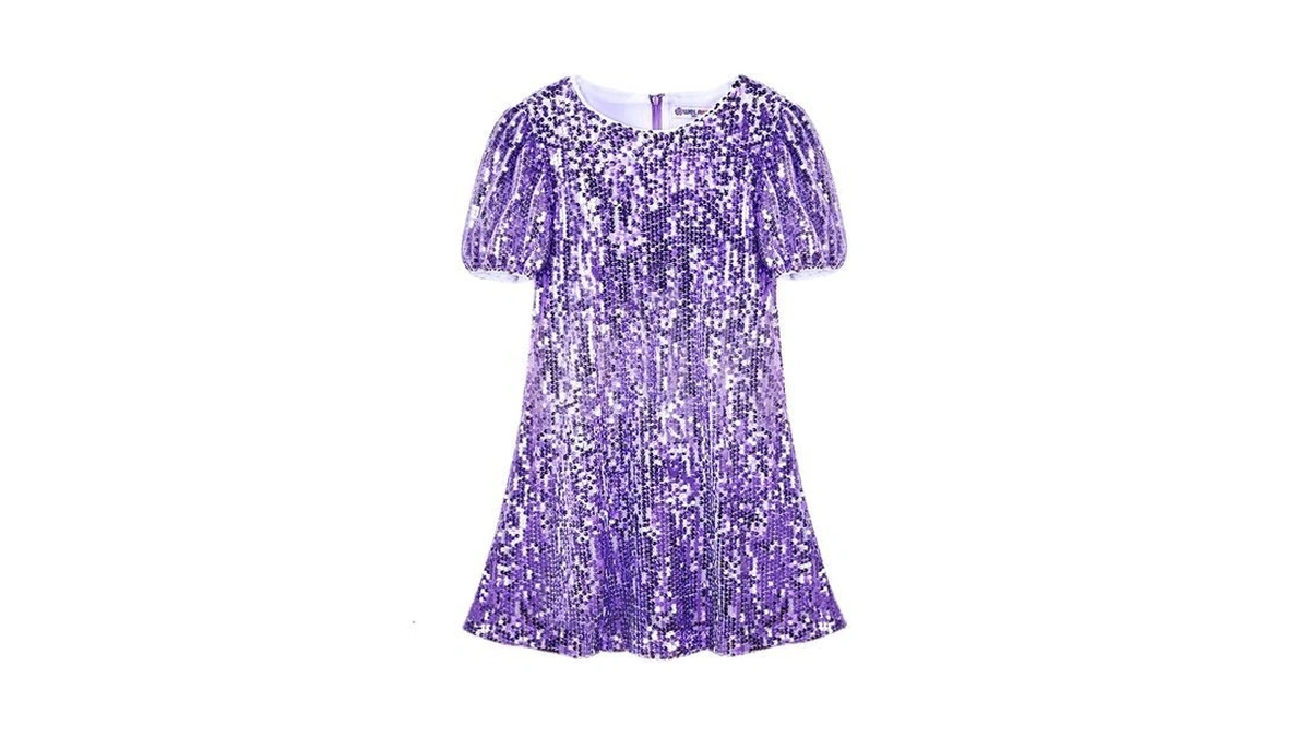 Welaken Girls Ombre Sequin Dress Sparkly Fanc...