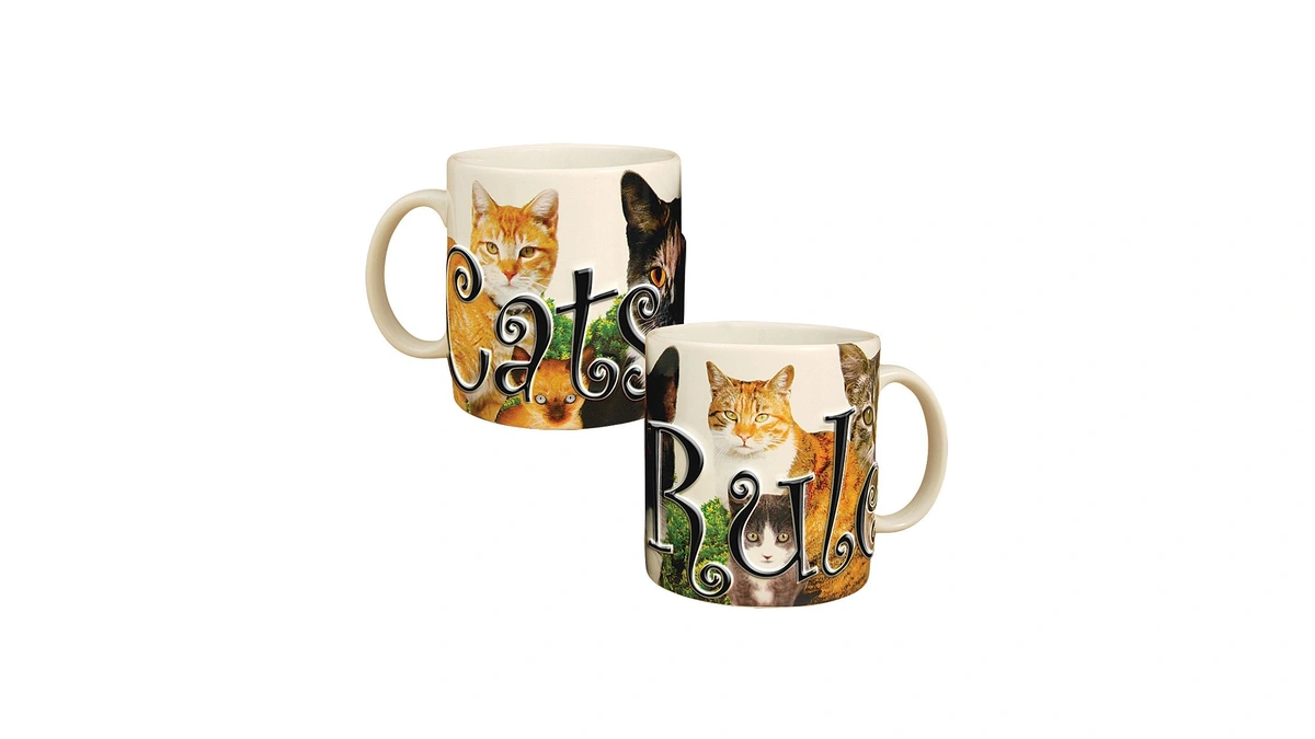 Amazon : Americaware Pmcat01 18oz. Ceramic Cats R