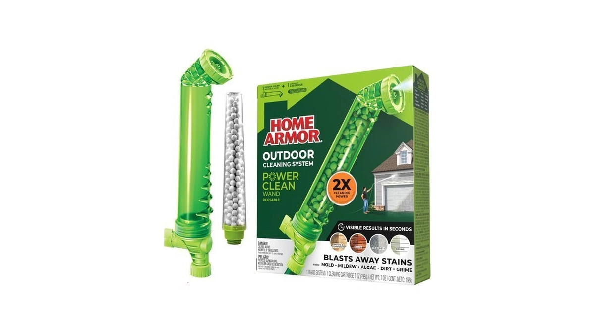 Home Armor Power Clean Wand, Outdoor Cleaning System, Blasts Away