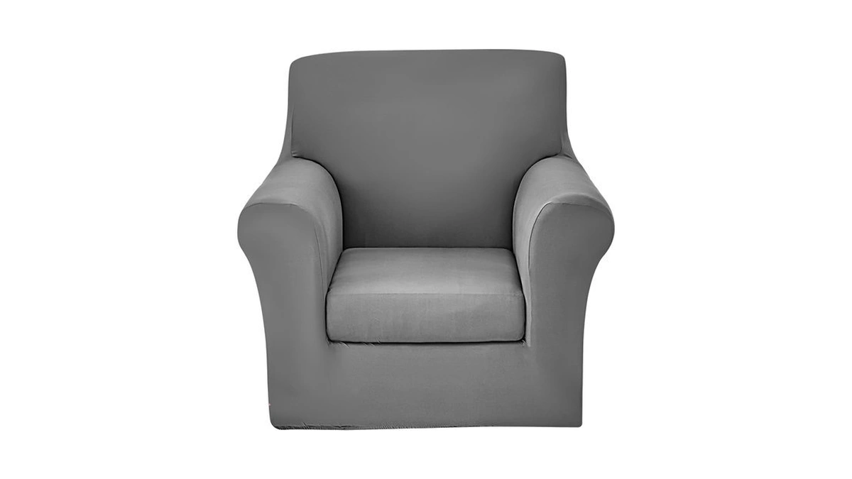 Jqinhome 2 Piece Stretch Sofa Cover Couch Covers, Armchair Slipcover