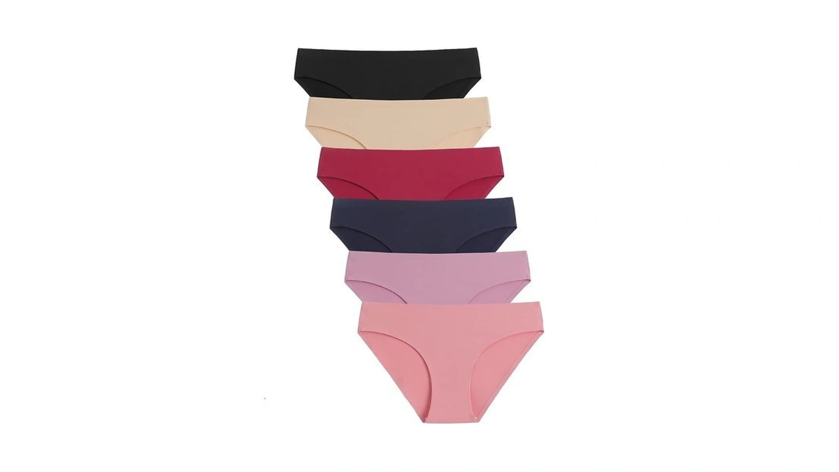 Caterlove Women's Seamless Underwear No Show Stretch Bikini Panties Silky