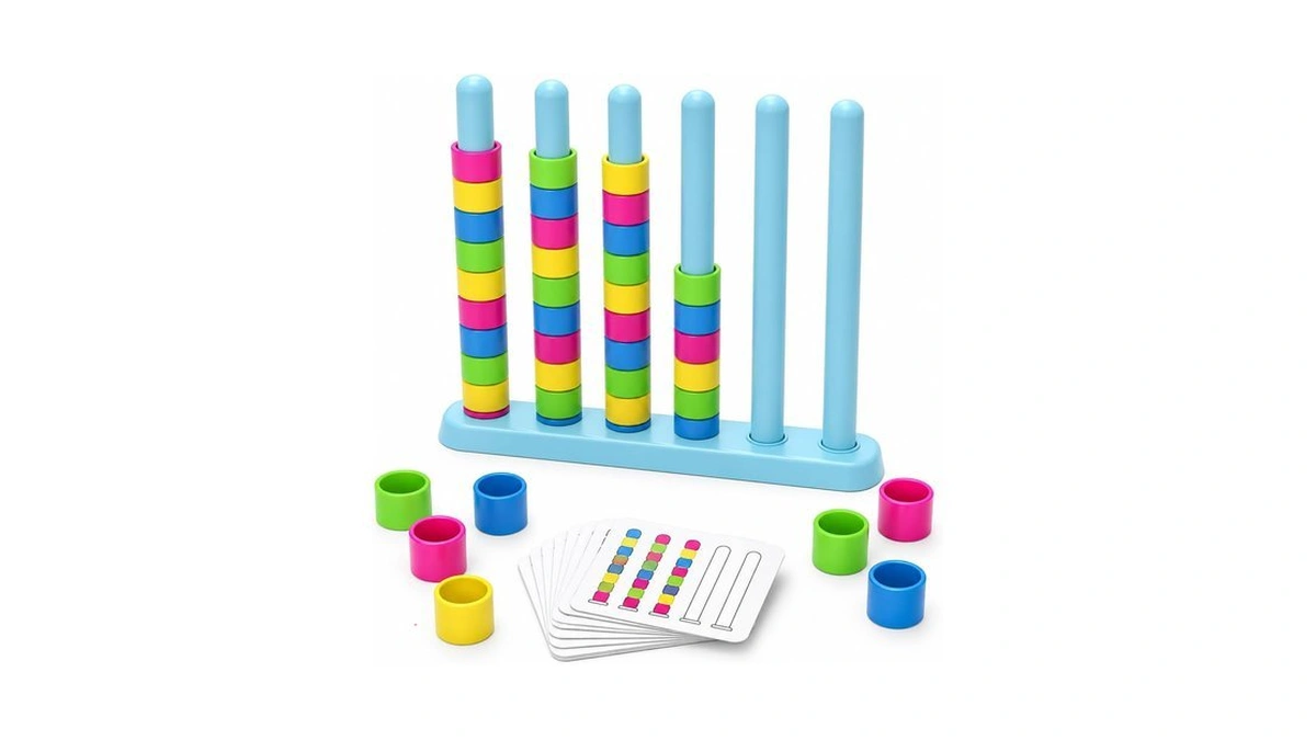 Tydlig Color Stack Challenge Game-fast-paced Color Match Stacking Board Game