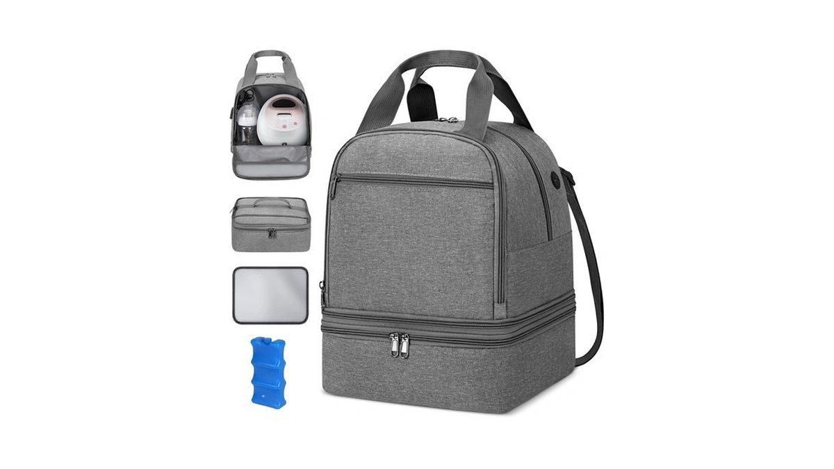 Ocklily Breast Pump Bag Cooler Backpack — Large Insulated Milk