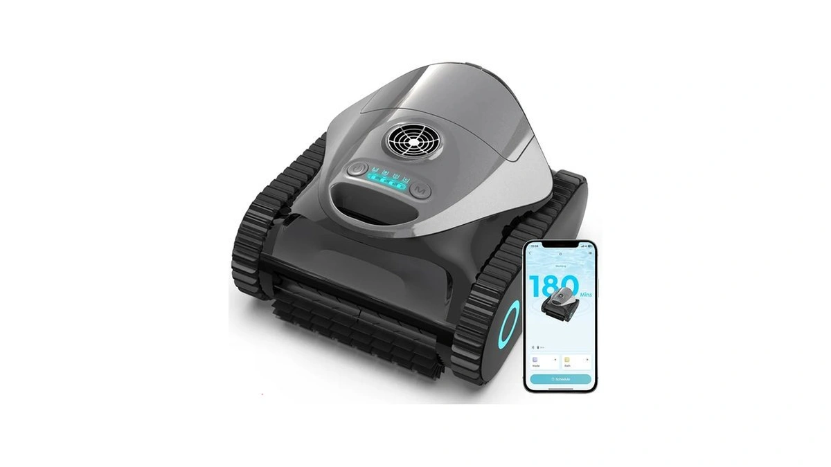 [2026 New] Brinbo C1 Pool Robot Vacuum With 180mins, Titanium