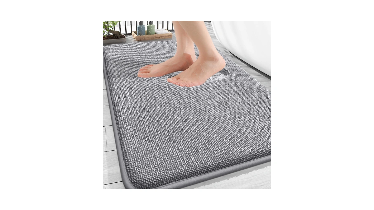 Olanly Thick Memory Foam Bathroom Rugs 30x20, Soft Absorbent Bath
