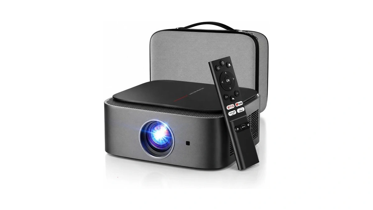 Dbpower Smart Projector Compatible With Netflix, Native 1080p Projector With