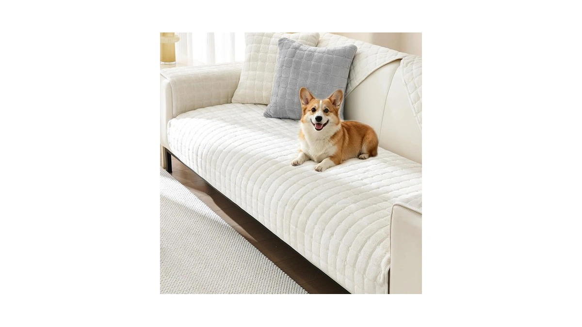 Kavikon Couch Cover For Dogs,velvet Non-slip Couch Covers For Sofa
