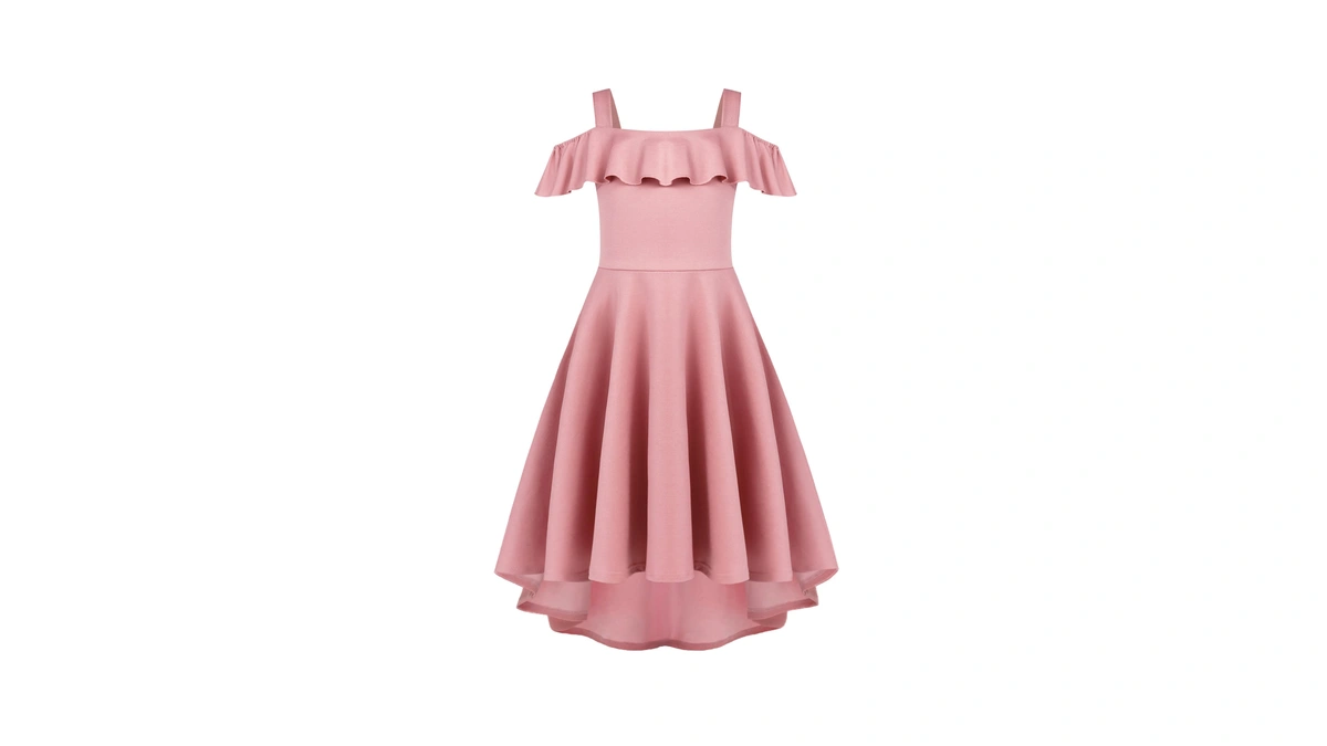 Arshiner Girl Cold Shoulder Summer Party Sund...