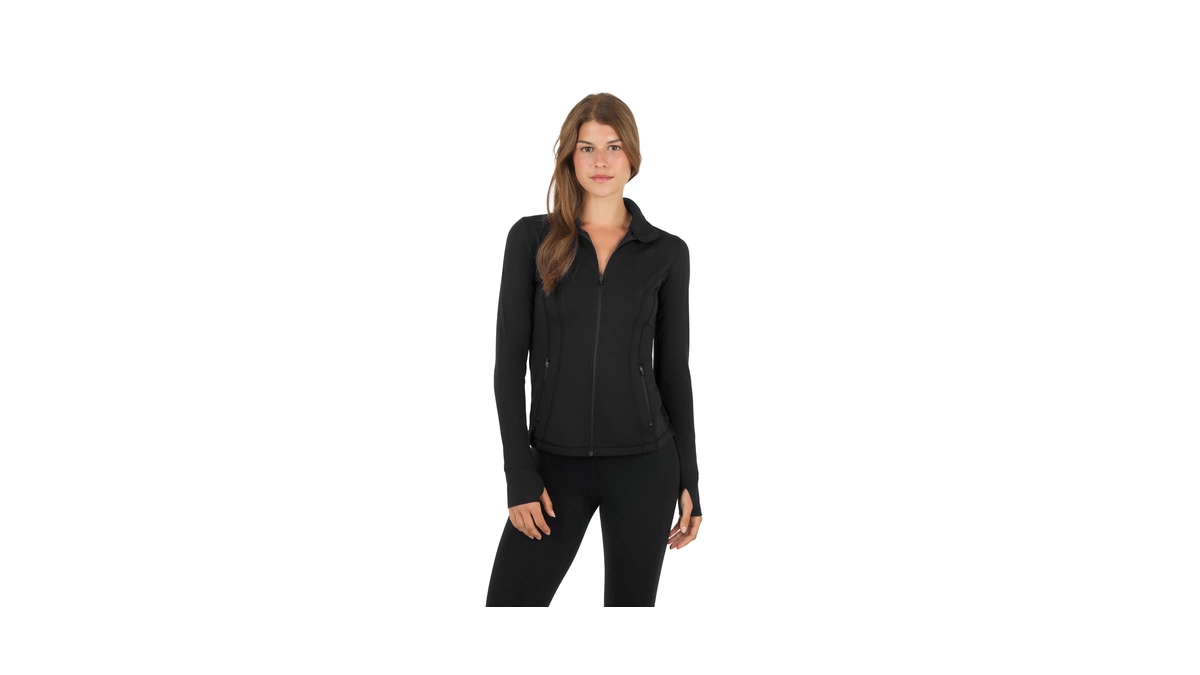 90 Degree By Reflex Full Zip Running Track Jacket Lightweight