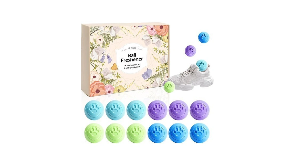 Scentorini Shoe Deodorizer Balls, 12 Pack Sneaker Deodorizer Balls