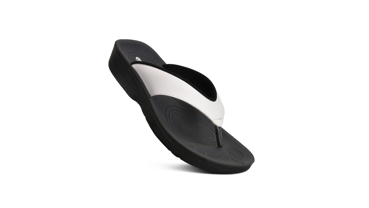 Aerothotic Comfy Arch Support Flip Flops For Women Orthopedic Slip