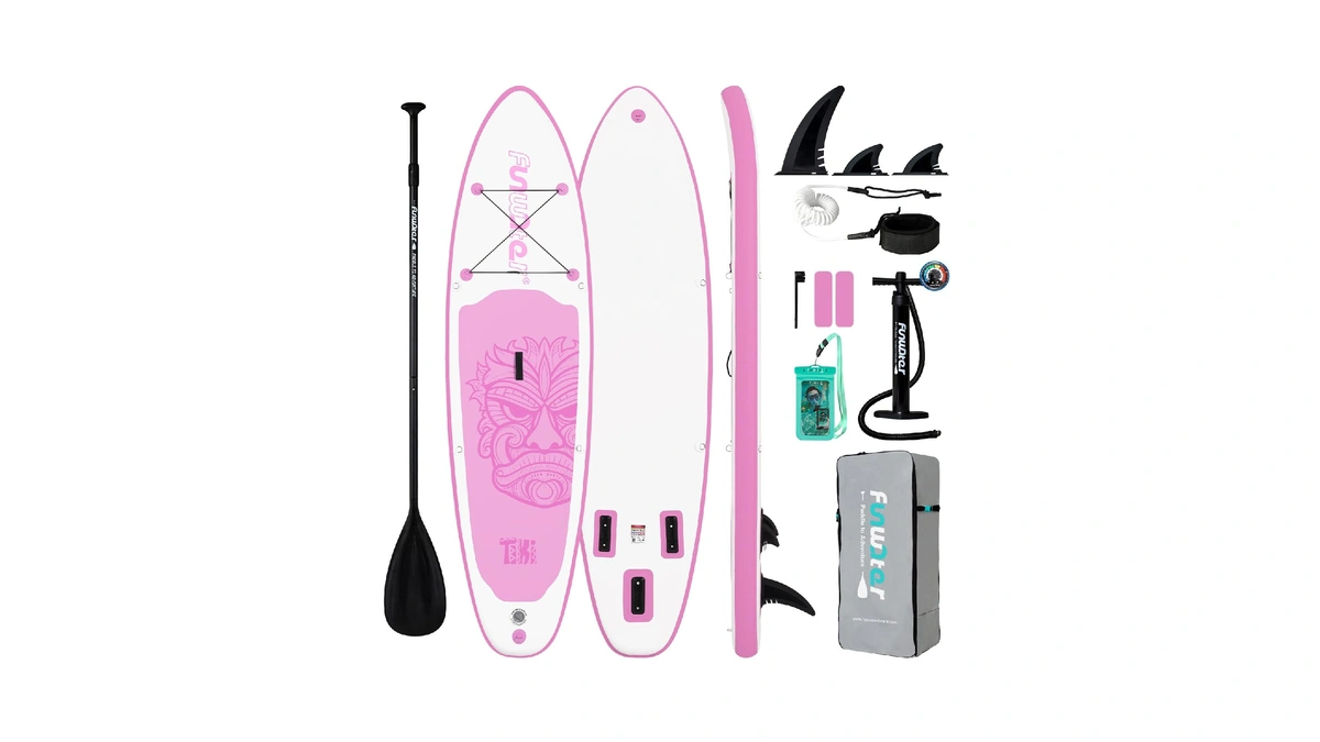 Funwater Inflatable Stand Up Paddle Board With Beginners Sup Accessories