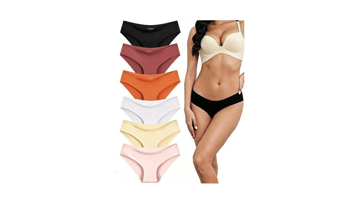 Gleedeal Seamless Underwear For Women No Show Bikini Panties 6