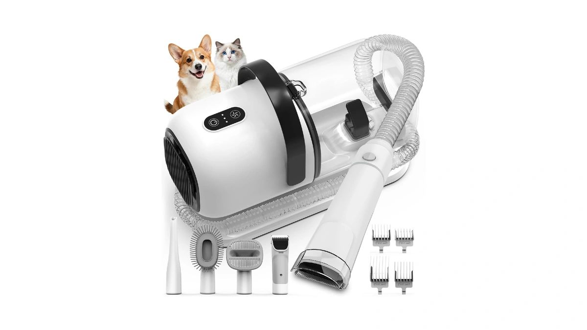 Fixr Dog Grooming Vacuum, All-in-one Pet Grooming Kit With Hair