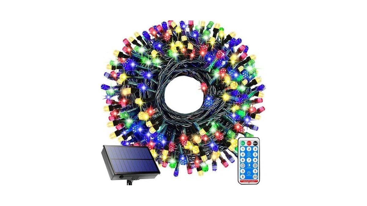 Ucutely Solar String Lights Outdoor,115 Ft 300 Led Solar Christmas