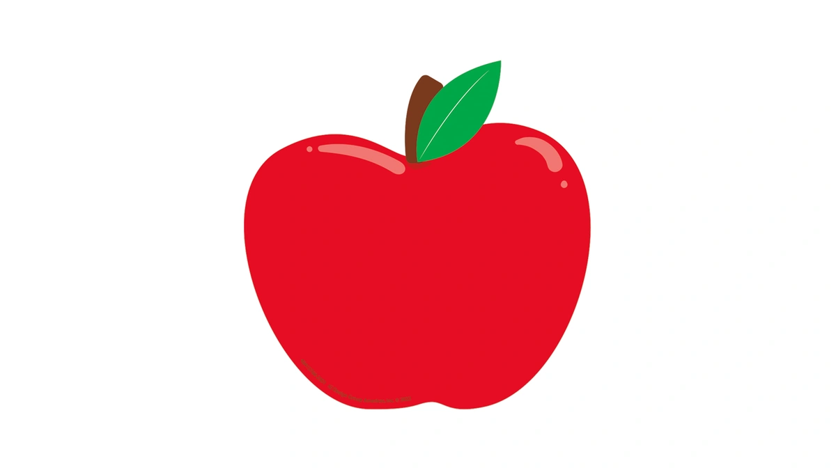 Eureka Apple Paper Cut-out Classroom Decorations For Teachers, 36 Pieces