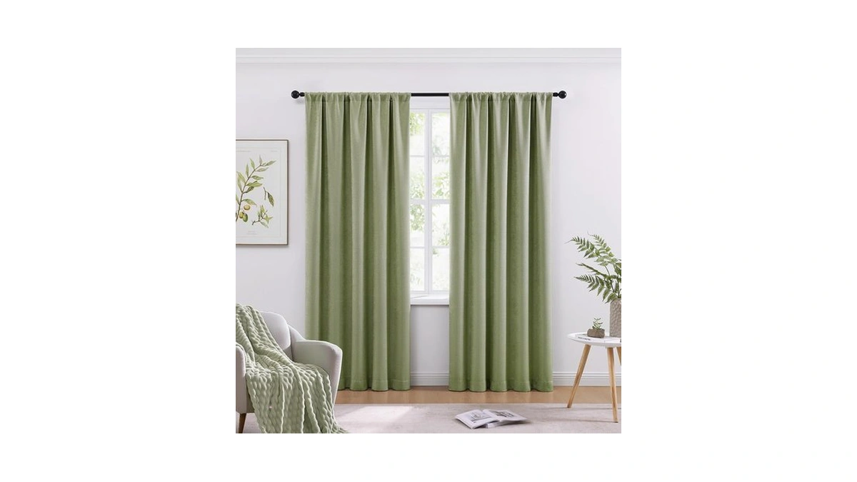 Blackout Curtains For Bedroom Sage Green Blac...