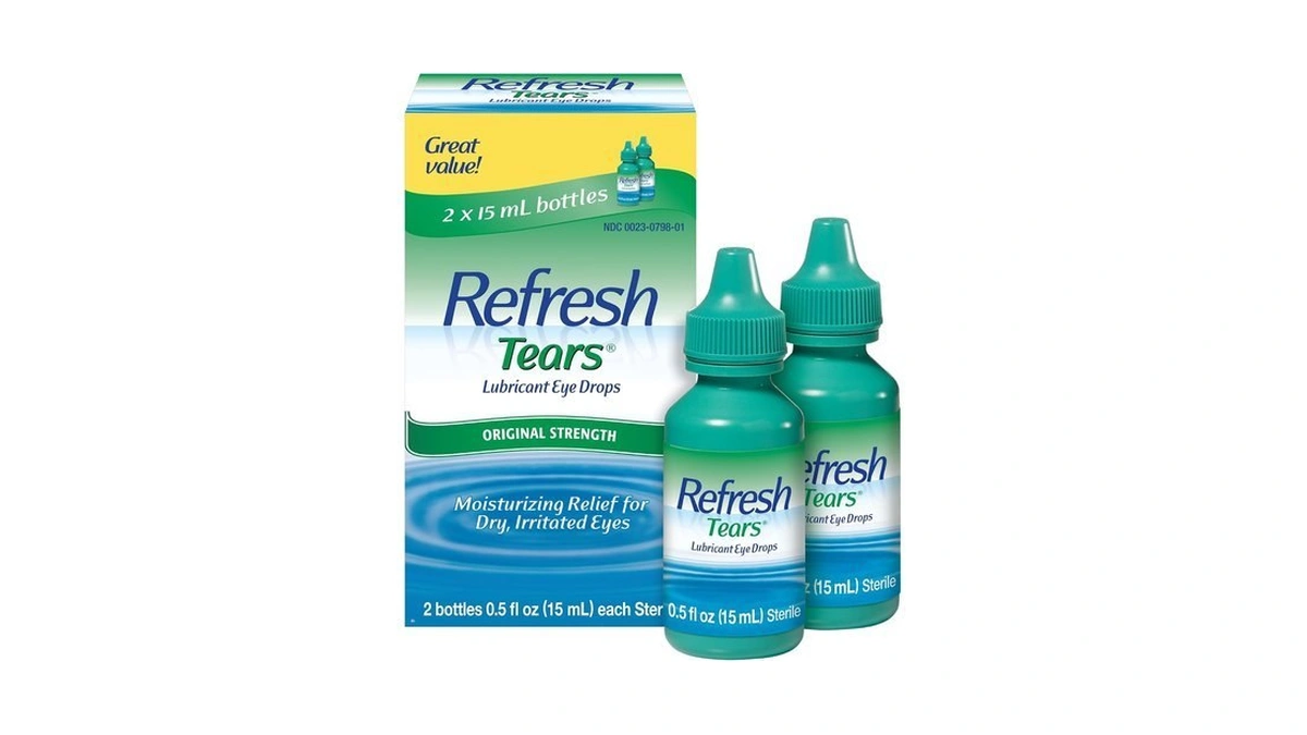 Refresh Tears Eye Drop Liquid Lubricant Bottle, 0.51 Ounce, 2