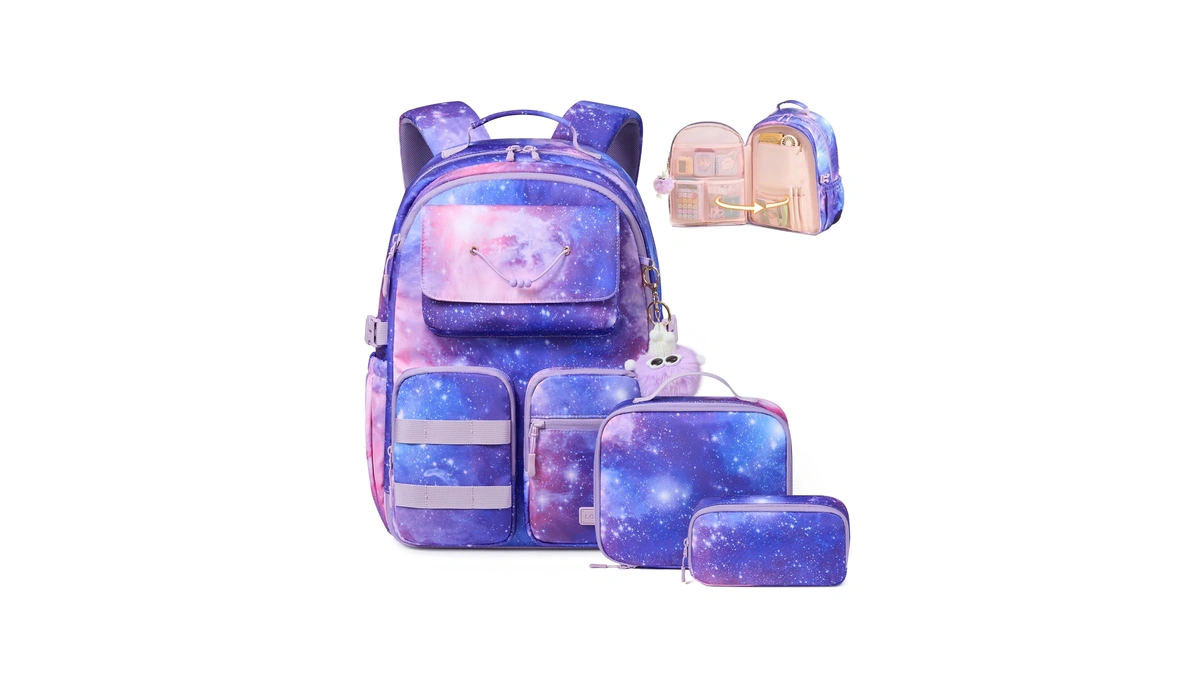 Lovevook School Backpack For Girls Boys, Durable Girls Student Bookbag