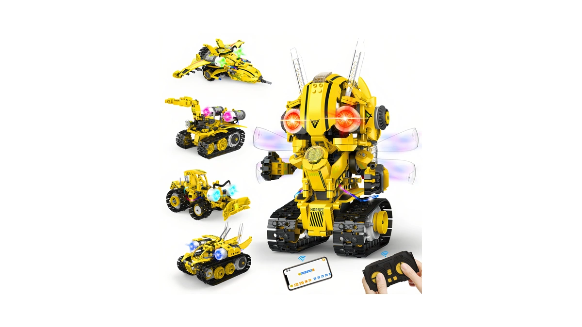 Yerloa Robot Building Kit Stem Gifts For Ages 8-13 With