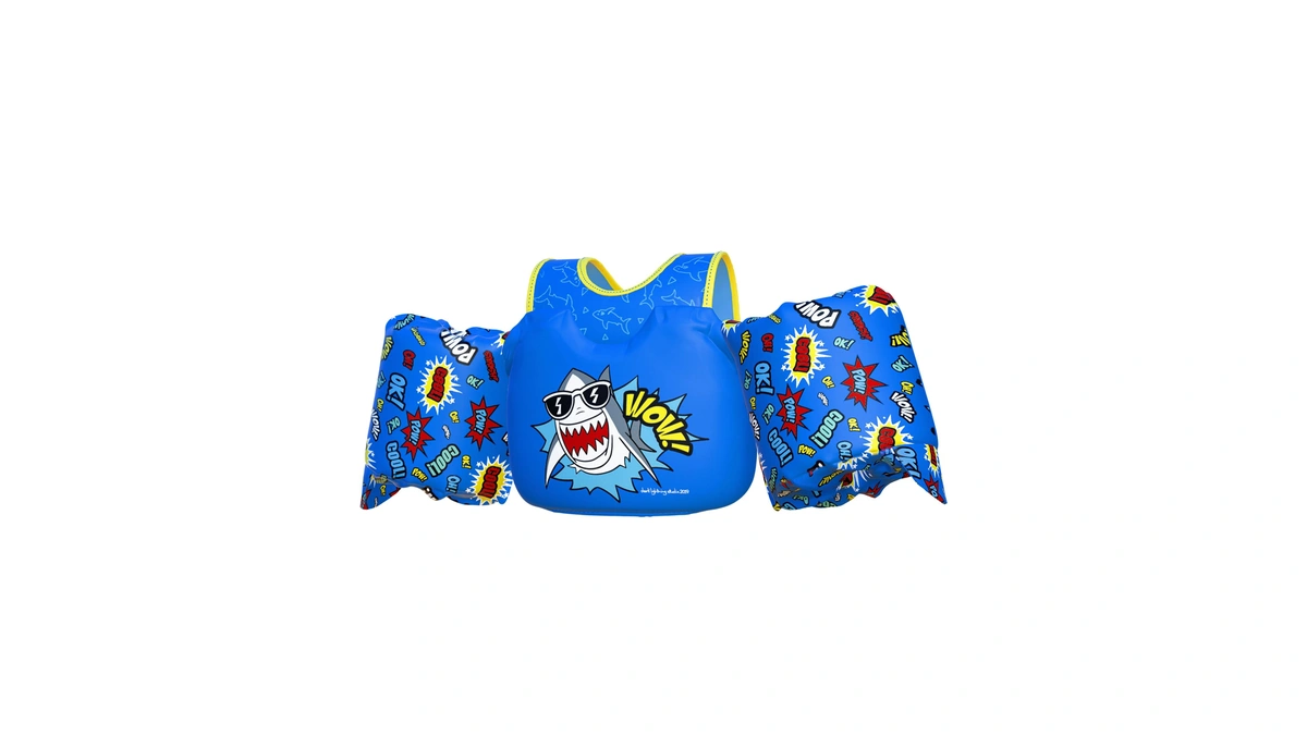 Dark Lightning Toddler Swim Vest For Kids Ages 2-7, Kids