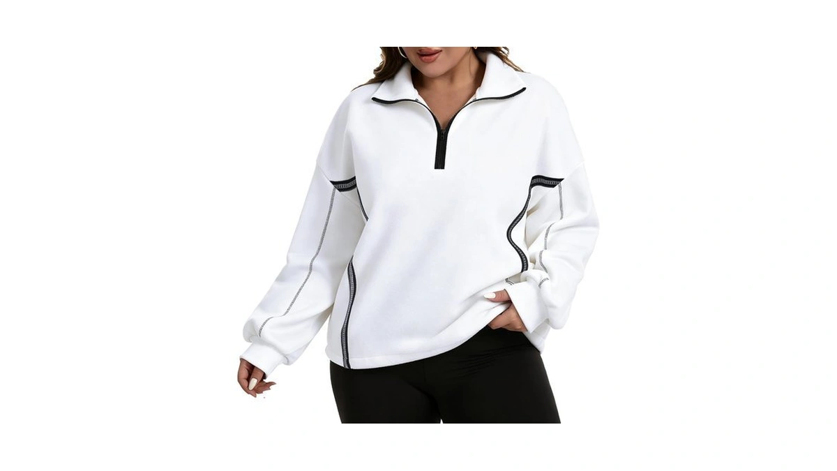 Amazon code: Charming Ashley Womens Plus Size Quarter