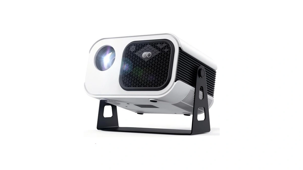 Mini Projector With Stand 270Β° Rotatable, Electric Focus & Vertical