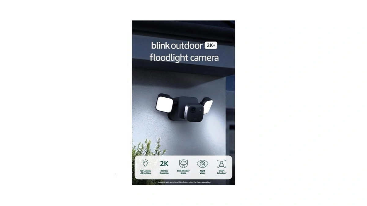 Blink Outdoor 2k+ Floodlight Camera (newest Model) — Wireless Smart