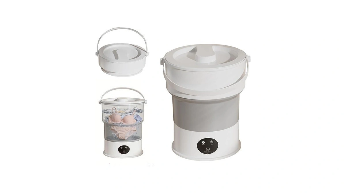 Portable Foldable Washing Machine, Mini Usb-powered Laundry Washer For Travel