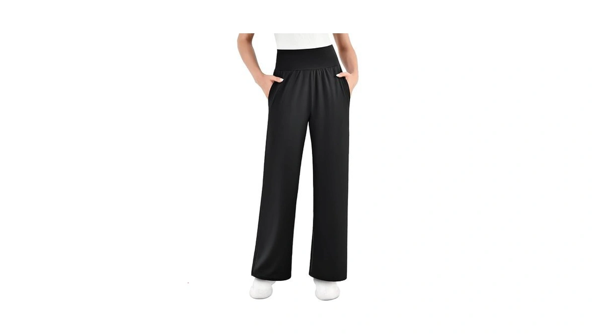 Sinophant High Waist Wide Leg Yoga Pants For Women With