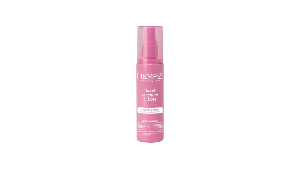 Hempz Body Moisturizer Spray, Sweet Jasmine & Rose, 3.4 Fl.oz.