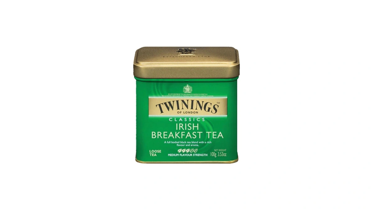 Twinings Irish Breakfast Loose Leaf Black Tea, 3.53oz (100g) Tins