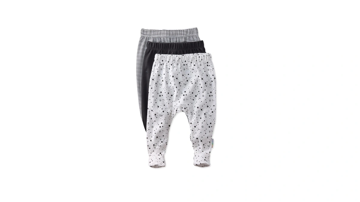 Butterblu Fallon 3-pack Footed Pants 100% Organic Cotton